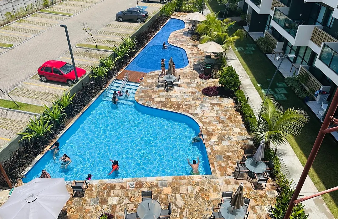 Mana Beach Flat completo - 2 quartos 2 banheiros 2 vagas garagem com vista para o mar e piscinas-1